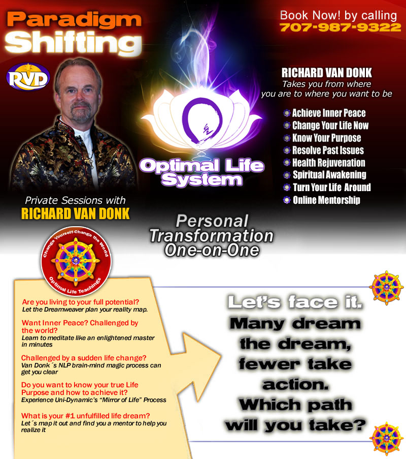 Paradigm Shifting private sessions with Richard Van Donk